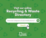 Public Works Recycling and Waste Directory website