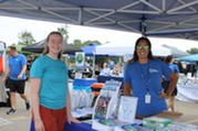 Emergency Preparedness Coordinator Mindy Hunzinger Hosts a Table at North Community Fest Last Summer
