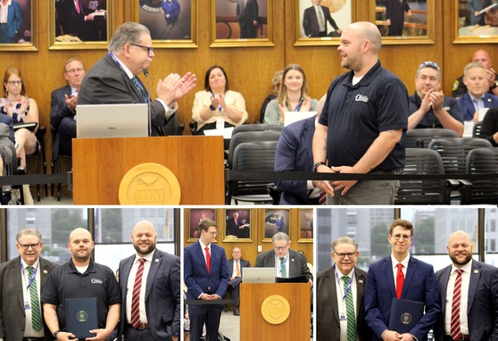 Image collage of the Employee Service Awards