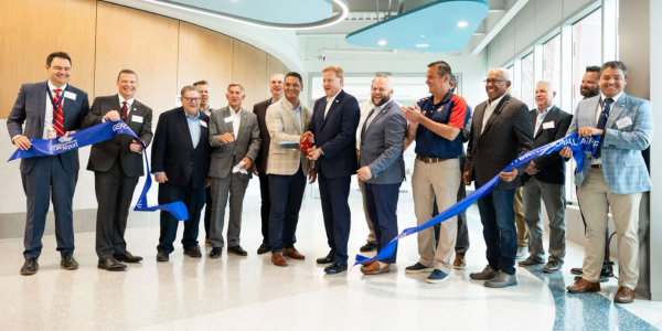 Airport ribbon cutting