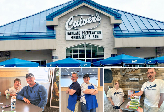 Collage of Culvers Share Night