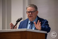 Image of Al Vanderberg speaking at the Conservation conference