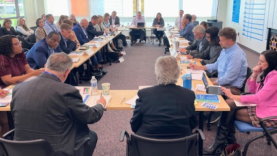 Image of a committee meeting