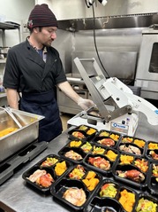 Image of the chef in Community Action's kitchen