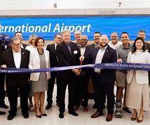 Image of the Airport ribbon cutting