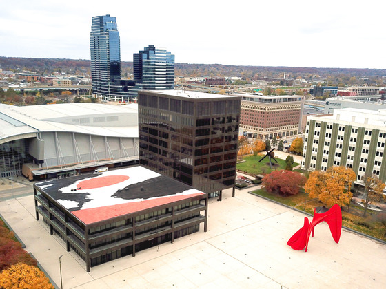 Calder Plaza Aerial View