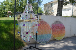 Autumn Hartpence's Art for Honor Suncatcher Exhibit