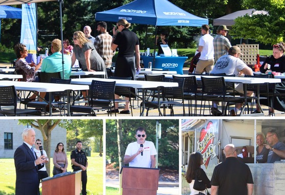 Collage of the Recovery Court Celebration