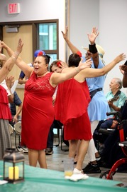 People dancing at the Havana Night event