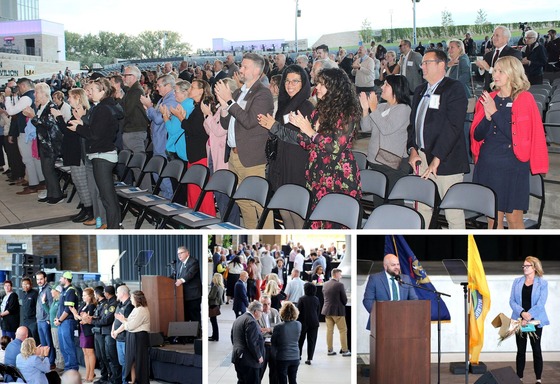 Collage of the State of the County event