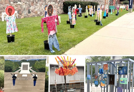 Collage of Art For Honor art pieces