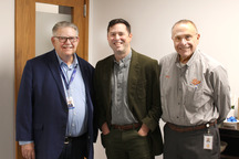 Image of Al Vanderberg and the Interim and new CEOs of the John Ball Zoo