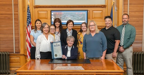 Governor Laura Kelly signs proclamation naming August Child Support Awareness Month, 2025