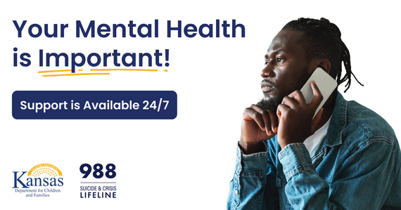Suicide Prevention Month Banner Image featuring 988 Crisis Help Line