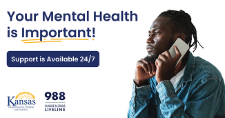 Suicide Prevention Month Banner Image featuring 988 Crisis Help Line