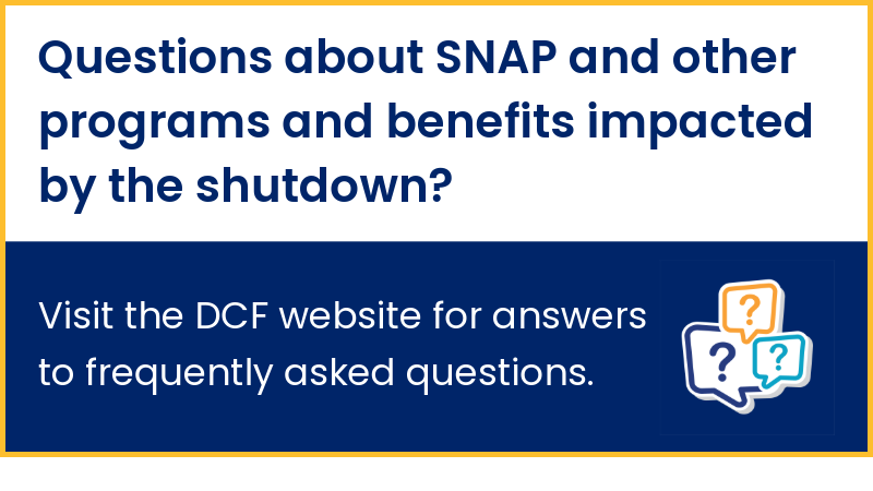 FAQ Banner Section - Fed Gov't Shutdown