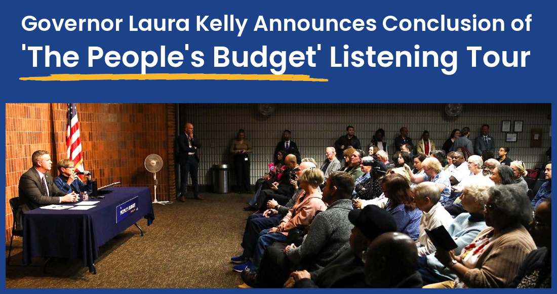 Governor Laura Kelly Announces Conclusion of 'The People's Budget' Listening Tour