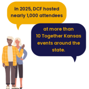 In 2025, Together Kanas Events hosted nearly 1,000 attendees at more than 10 events around the state.