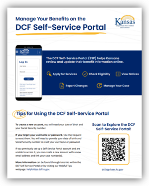 Image featuring front of new DCF resource flyer