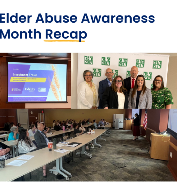 Elder Abuse Awareness Month Recap Photo Collage