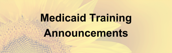 Medicaid Training Header
