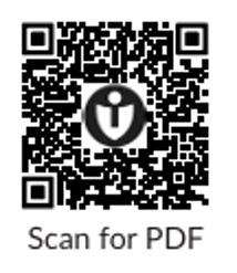 QR code for immunize.org influenza flyer