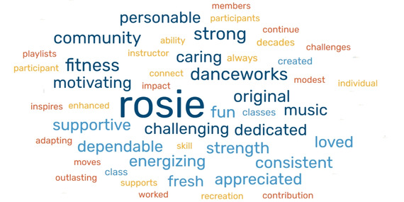 rosie shelton word cloud