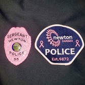 Breast cancer awareness badge and patch