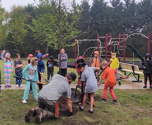 Arbor Day tree-planting