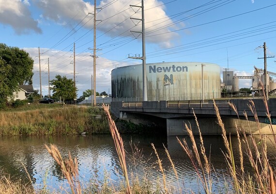 First Street water tank