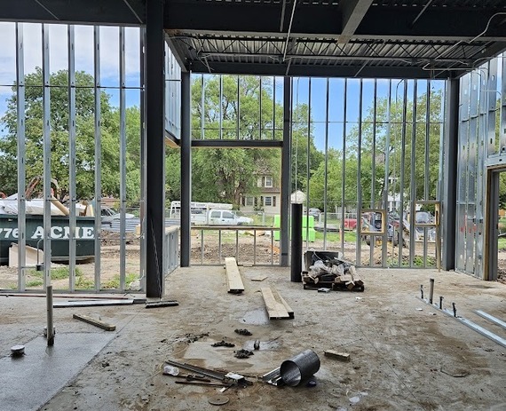 New library under construction 8-11-23