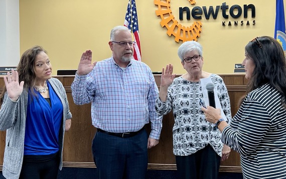 New commissioners being sworn in 12-12-23