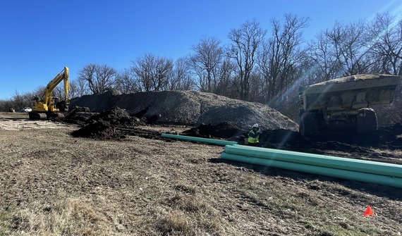 Fox Ridge sewer construction 12-14-23