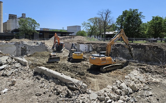 Demo of old library building