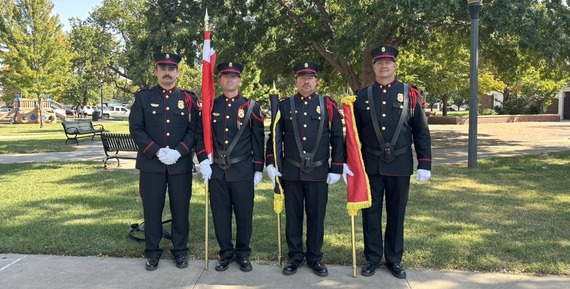 Fire/EMS Honor Guard at memorial