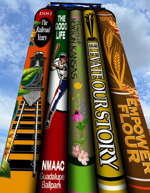 Elevator Mural concept design