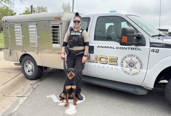 Animal Control Officer Lyndsey Robinette at Open Streets