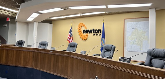 City Commission bench