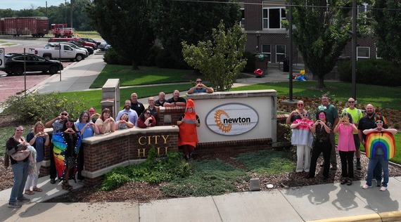 drone city hall selfie 2025