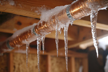 preventing frozen pipes graphic