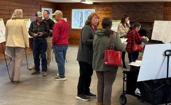 Residents share feedback at open house at Camp Hawk