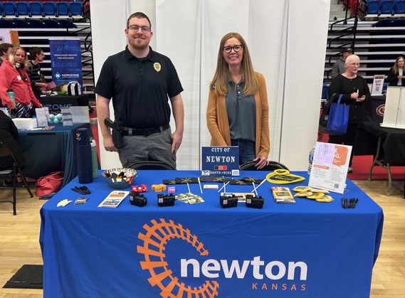 HR and PD staff at career fair