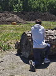 Hunter education student takes aim at target