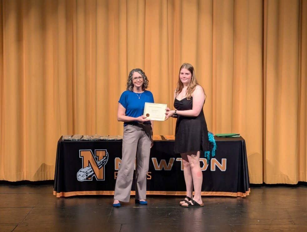 Environmental Sciences Scholarship winner goes to Newton High School senior Ezri Mitchell.