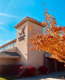 Meridian Event Center with fall foliage