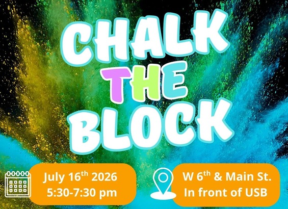 Chalk the Block flyer