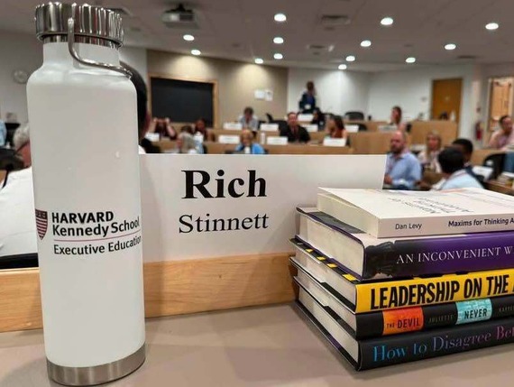 Rich Stinnett at Harvard Kennedy School for professional development.