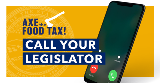 Call your Legislator (Graphic of Cell Phone)