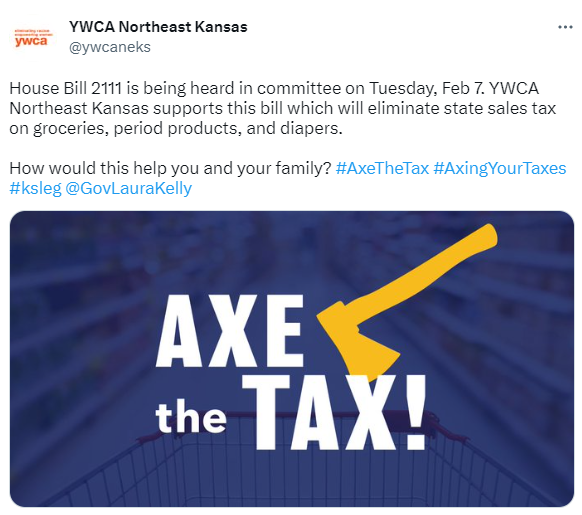 YWCA Tweet