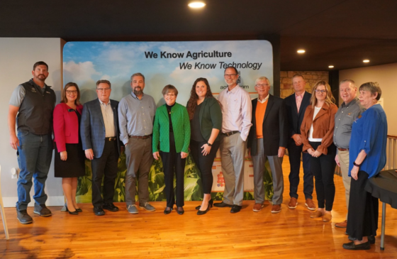 Governor Kelly with agriculture leaders